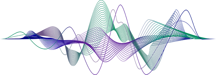 a graphic of a sound wave